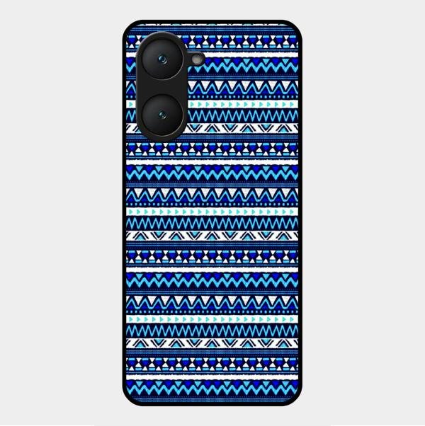 Mandala Glossy Metal Case Cover For Vivo Y28S 5G