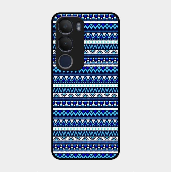 Mandala Glossy Metal Case Cover For Vivo Y29 5G