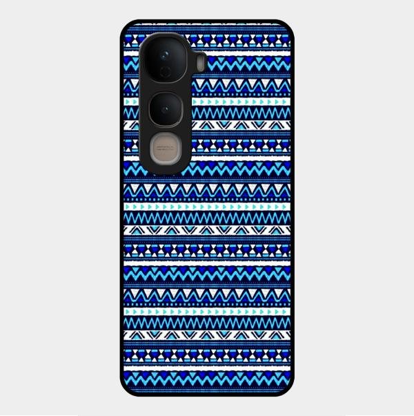Mandala Glossy Metal Case Cover For Vivo Y400 5G