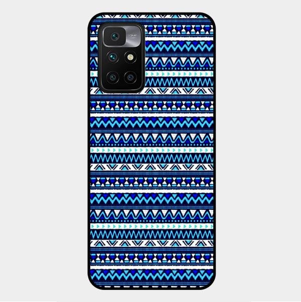 Mandala Glossy Metal Case Cover For Xiaomi Redmi 10 Prime