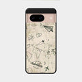 Map Mania Glass Case Cover For Google Pixel 8 5G