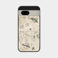 Map Mania Glass Case Cover For Google Pixel 8A 5G