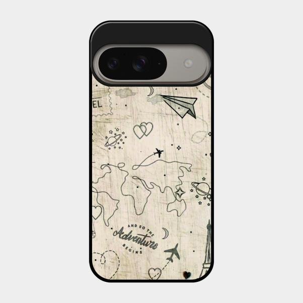 Map Mania Glass Case Cover For Google Pixel 9 5G