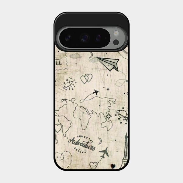 Map Mania Glass Case Cover For Google Pixel 9 Pro 5G