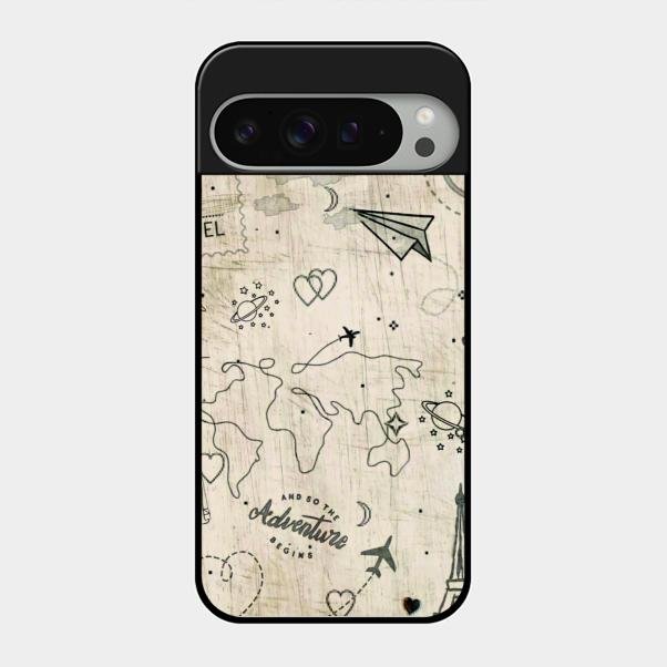 Map Mania Glass Case Cover For Google Pixel 9 Pro Xl