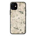 Map Mania Glass Case Cover For iPhone 12 mini