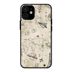 Map Mania Glass Case Cover For iPhone 12 mini