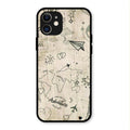 Map Mania Glass Case Cover For iPhone 12