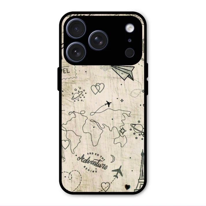 Map Mania Glass Case Cover For iPhone 17 Pro