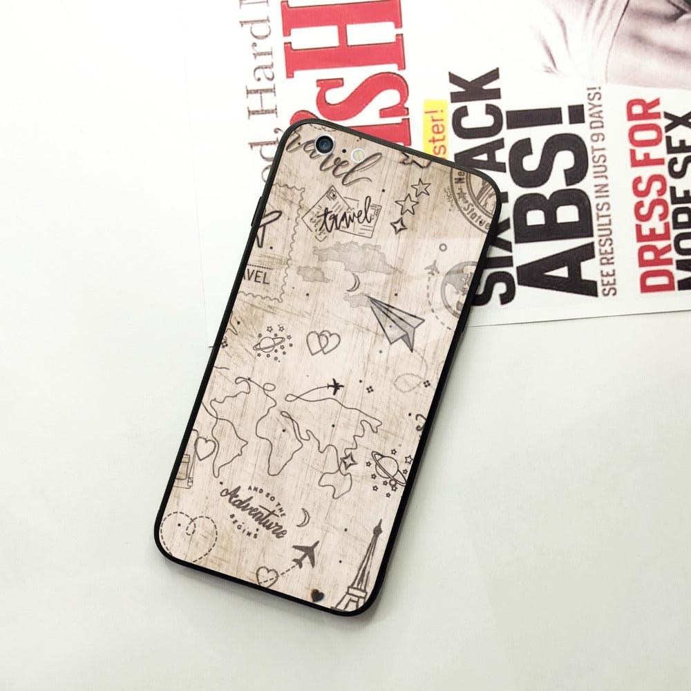 Map Mania Glass Case Cover For iPhone - ShopOnCliQ