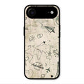 Map Mania Glass Case Cover For iPhone Air