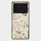 Map Mania Glass Case Cover For Iqoo 9 Pro 5G