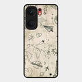 Map Mania Glass Case Cover For Iqoo Neo 9 Pro 5G