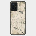 Map Mania Glass Case Cover For Iqoo Z6 5G