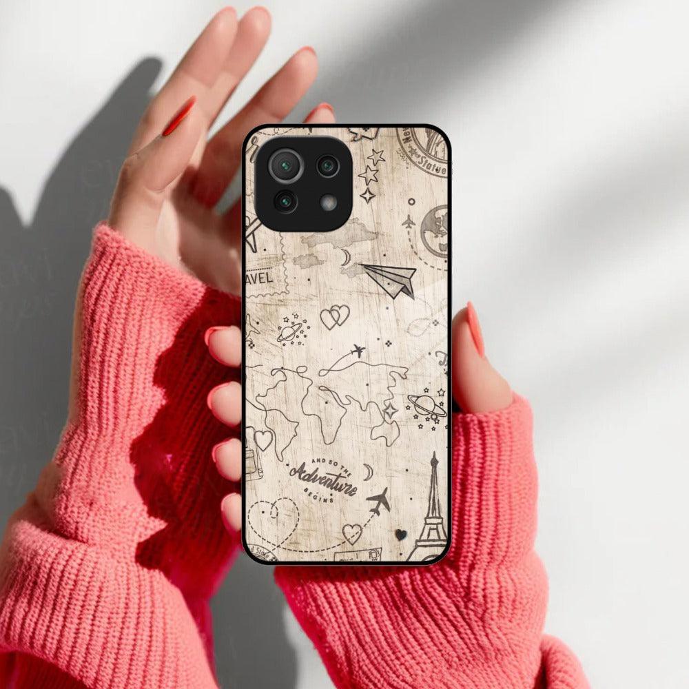 Map Mania Glass Case Cover For Redmi/Xiaomi - ShopOnCliQ