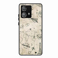 Map Mania Glass Case Cover For Motorola Edge 40 5G