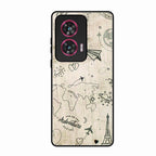 Map Mania Glass Case Cover For Motorola Edge 50 Fusion 5G