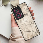 Map Mania Glass Case Cover For Motorola - ShopOnCliQ
