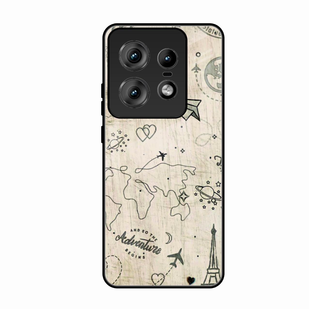 Map Mania Glass Case Cover For Motorola Edge 50 Pro