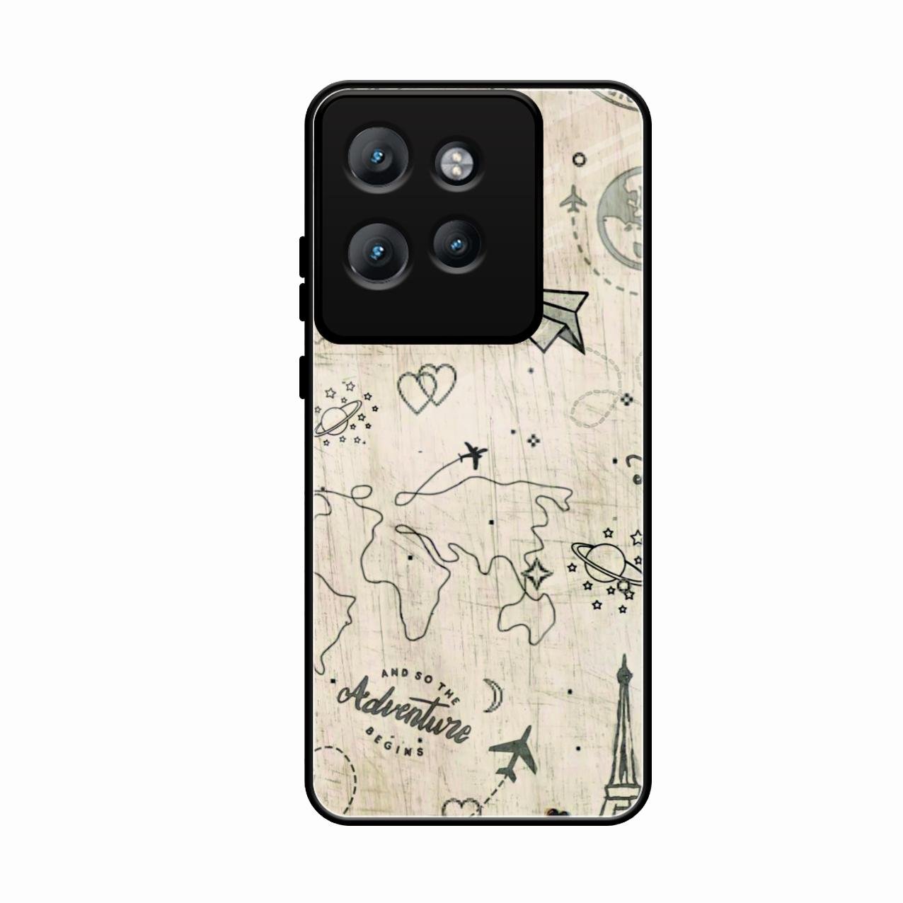Map Mania Glass Case Cover For Motorola Edge 50
