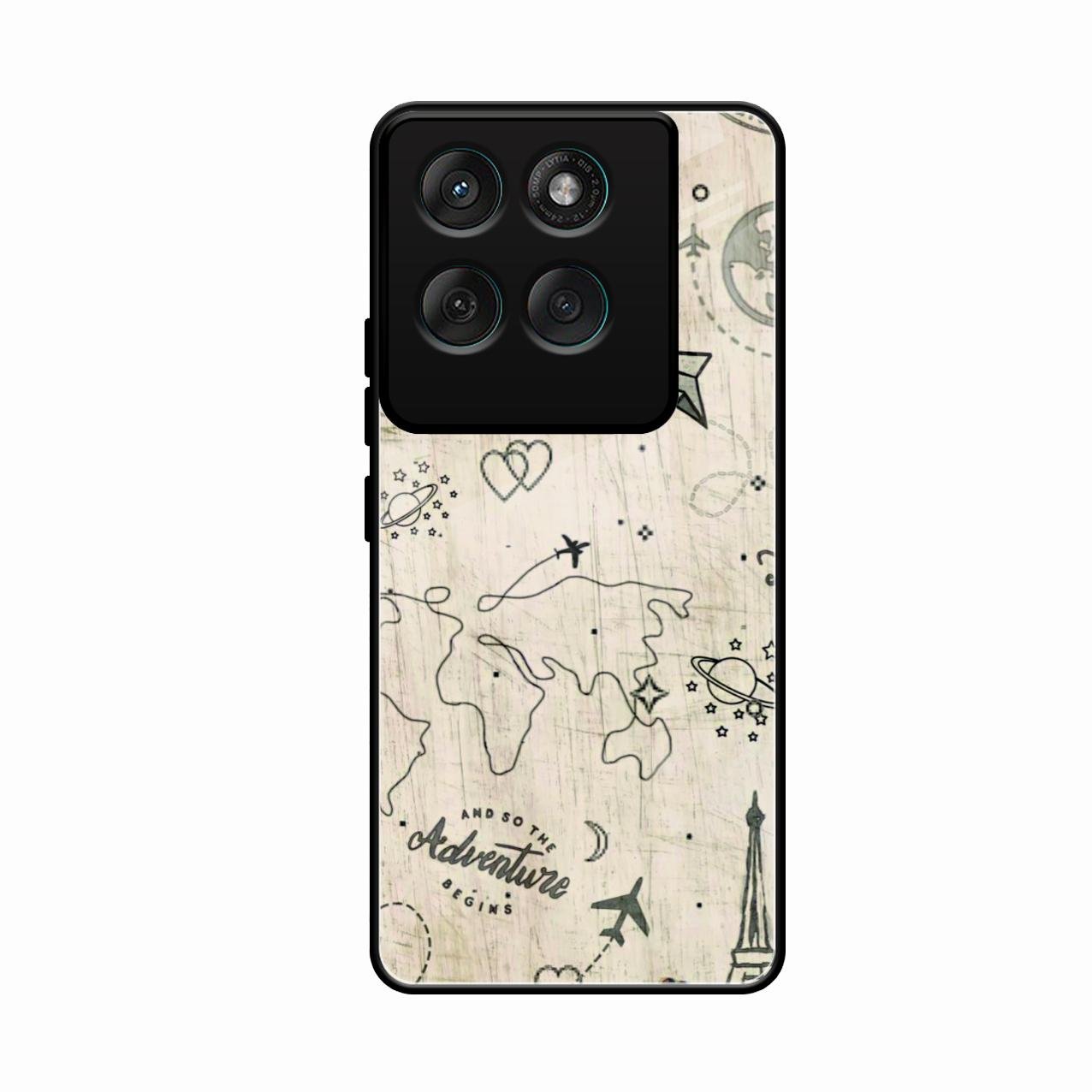 Map Mania Glass Case Cover For Motorola Edge 60 Pro 5G