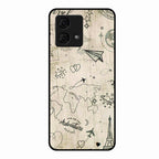Map Mania Glass Case Cover For Motorola g84 5G