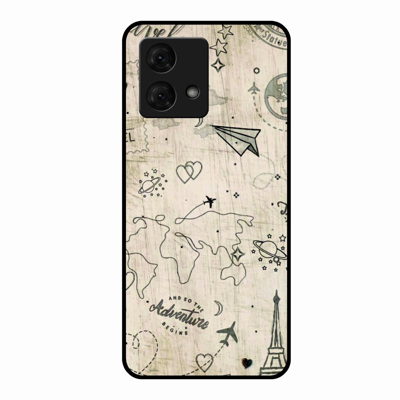Map Mania Glass Case Cover For Motorola g84 5G