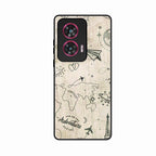 Map Mania Glass Case Cover For Motorola G85 5G