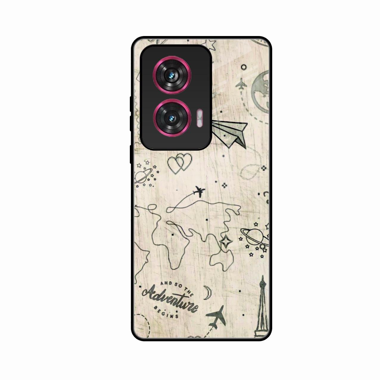 Map Mania Glass Case Cover For Motorola G85 5G