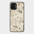 Map Mania Glass Case Cover For Nothing Phone 2