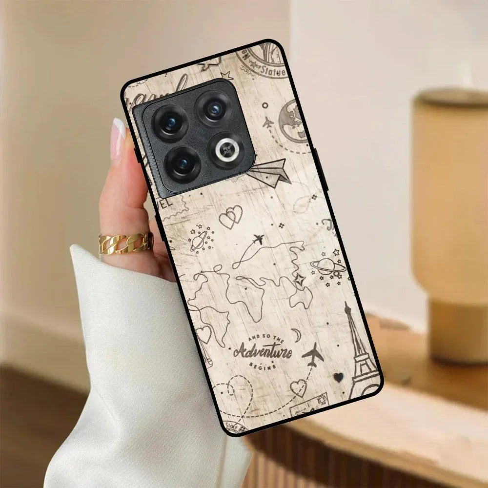Map Mania Glass Case Cover For OnePlus - ShopOnCliQ