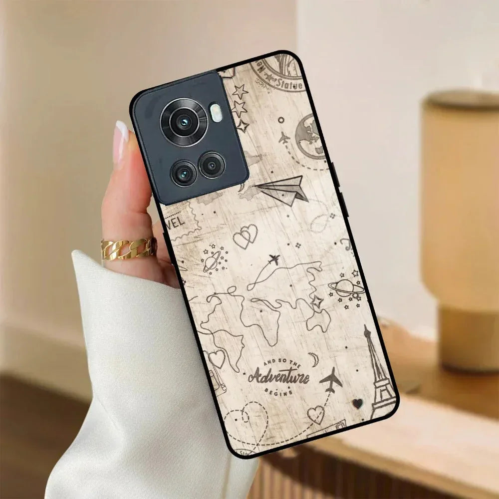 Map Mania Glass Case Cover For OnePlus - ShopOnCliQ