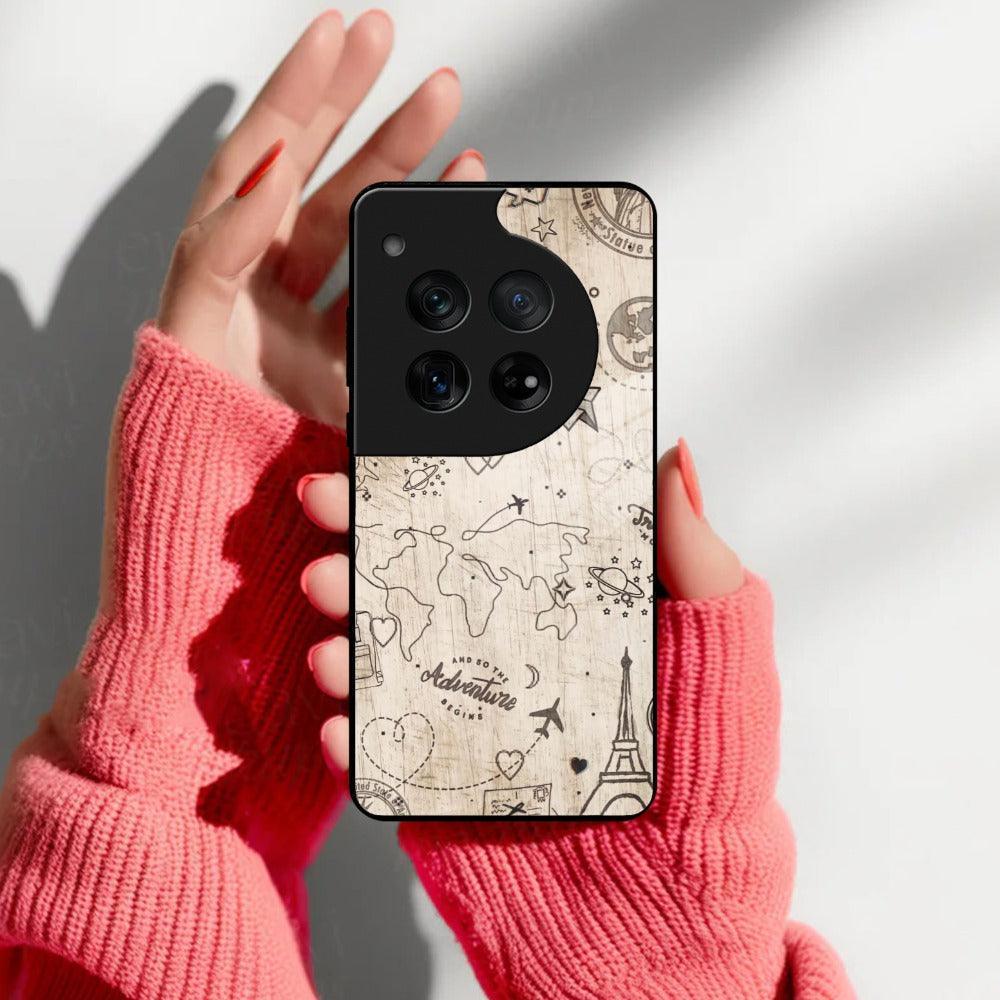 Map Mania Glass Case Cover For OnePlus - ShopOnCliQ