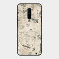 Map Mania Glass Case Cover For Oneplus 7 Pro