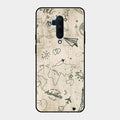 Map Mania Glass Case Cover For Oneplus 7T Pro