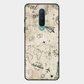 Map Mania Glass Case Cover For Oneplus 8