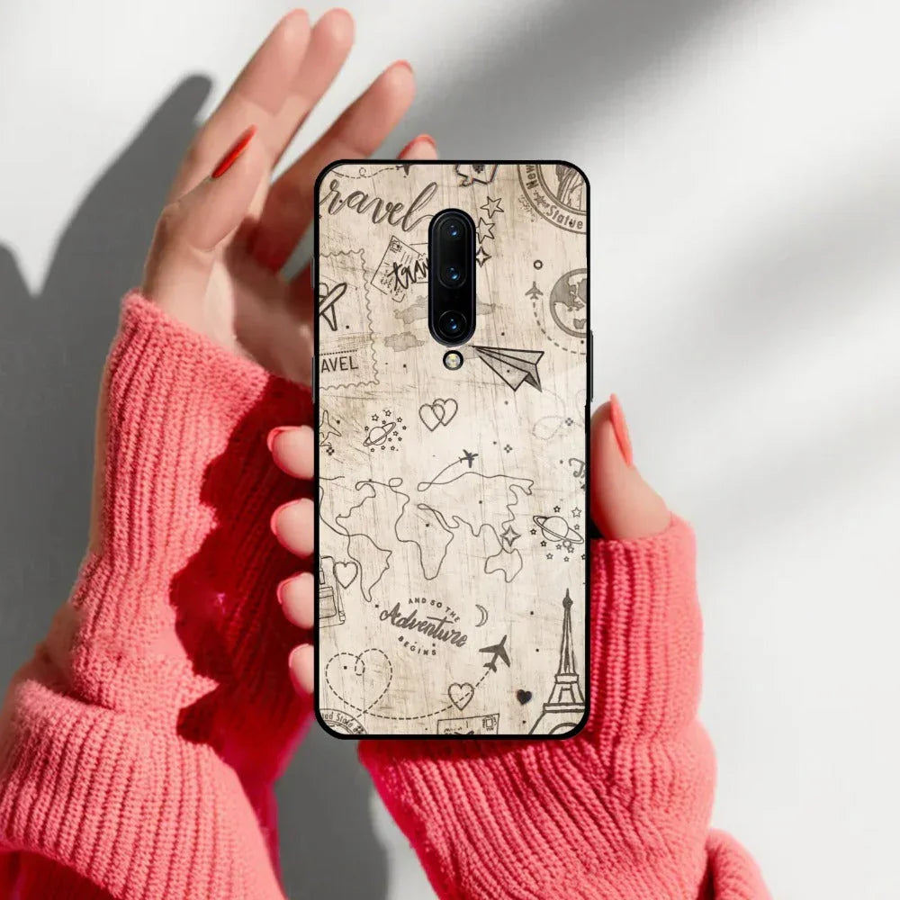 Map Mania Glass Case Cover For OnePlus - ShopOnCliQ
