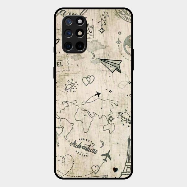Map Mania Glass Case Cover For Oneplus 8T