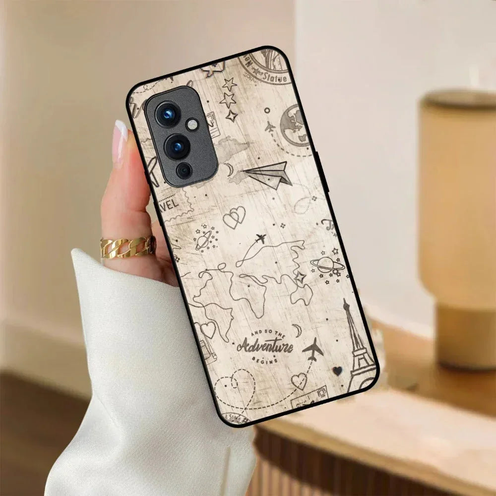 Map Mania Glass Case Cover For OnePlus - ShopOnCliQ
