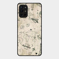 Map Mania Glass Case Cover For Oneplus 9R 5G