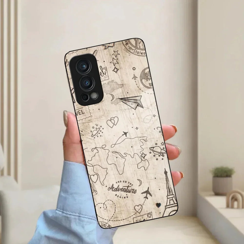 Map Mania Glass Case Cover For OnePlus - ShopOnCliQ