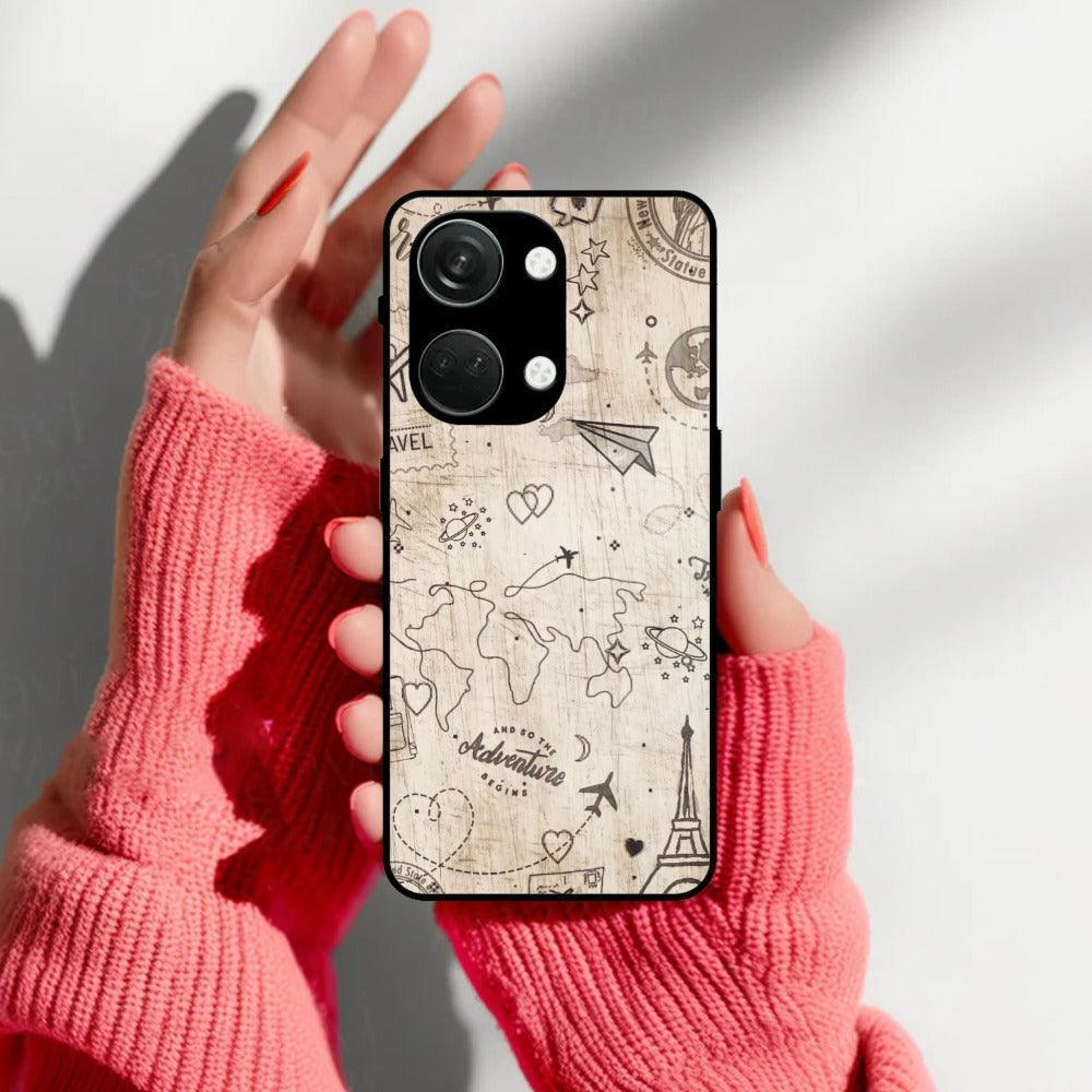 Map Mania Glass Case Cover For OnePlus - ShopOnCliQ