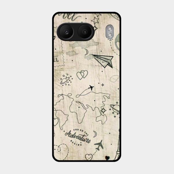 Map Mania Glass Case Cover For Oneplus Nord 4 5G