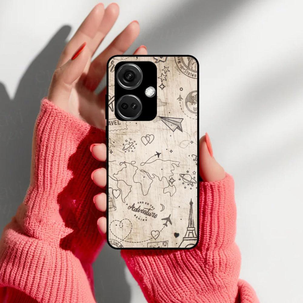 Map Mania Glass Case Cover For OnePlus - ShopOnCliQ