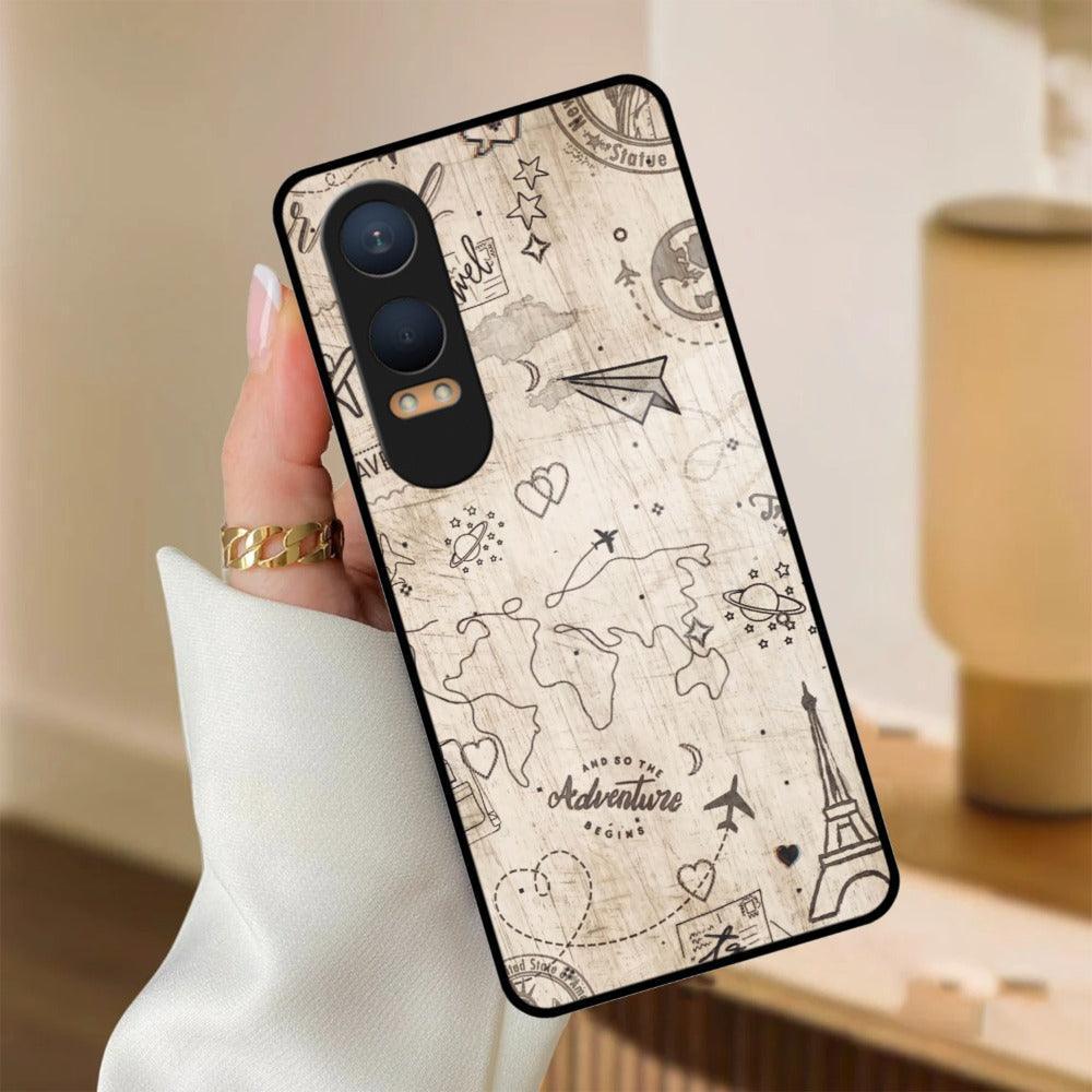 Map Mania Glass Case Cover For OnePlus - ShopOnCliQ