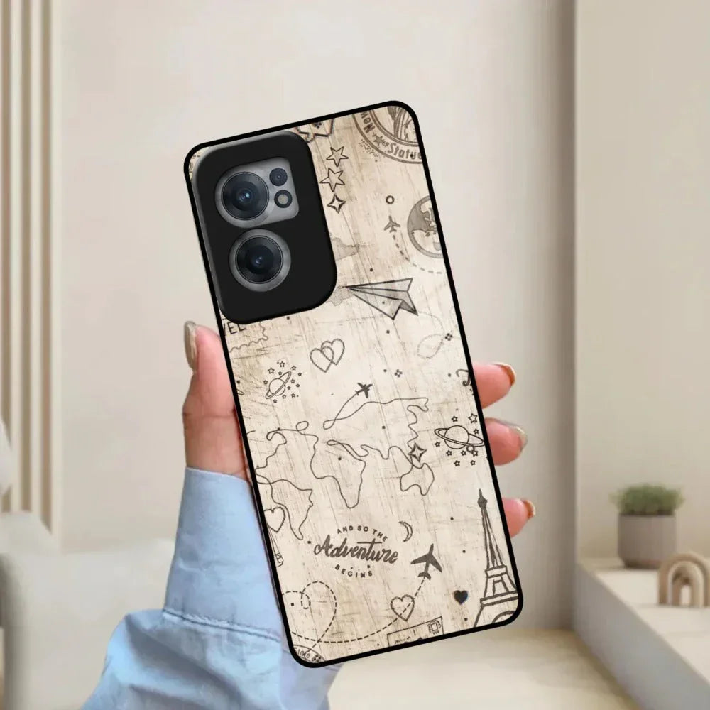 Map Mania Glass Case Cover For OnePlus - ShopOnCliQ