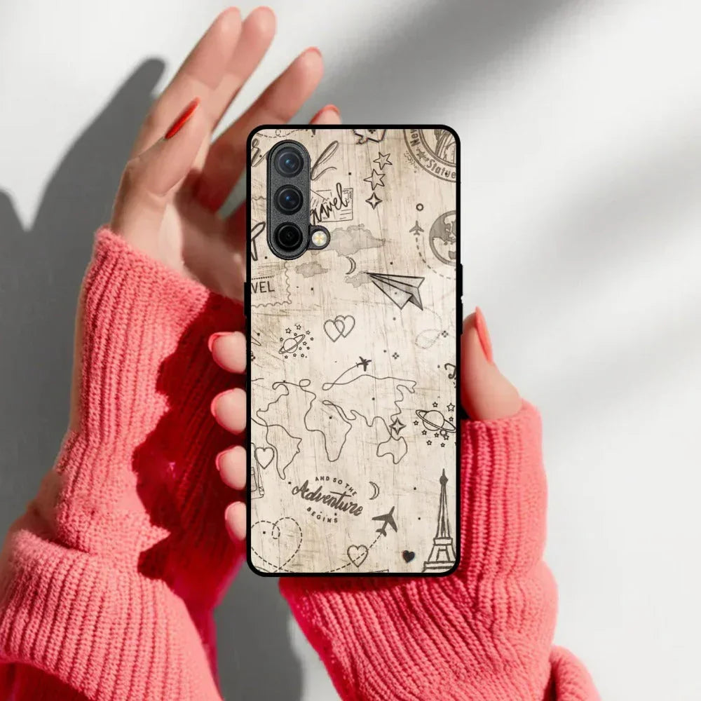 Map Mania Glass Case Cover For OnePlus - ShopOnCliQ