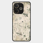 Map Mania Glass Case Cover For Oppo A5 Pro 5G