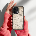 Map Mania Glass Case Cover For Oppo - ShopOnCliQ