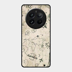 Map Mania Glass Case Cover For Realme 12 Pro 5G